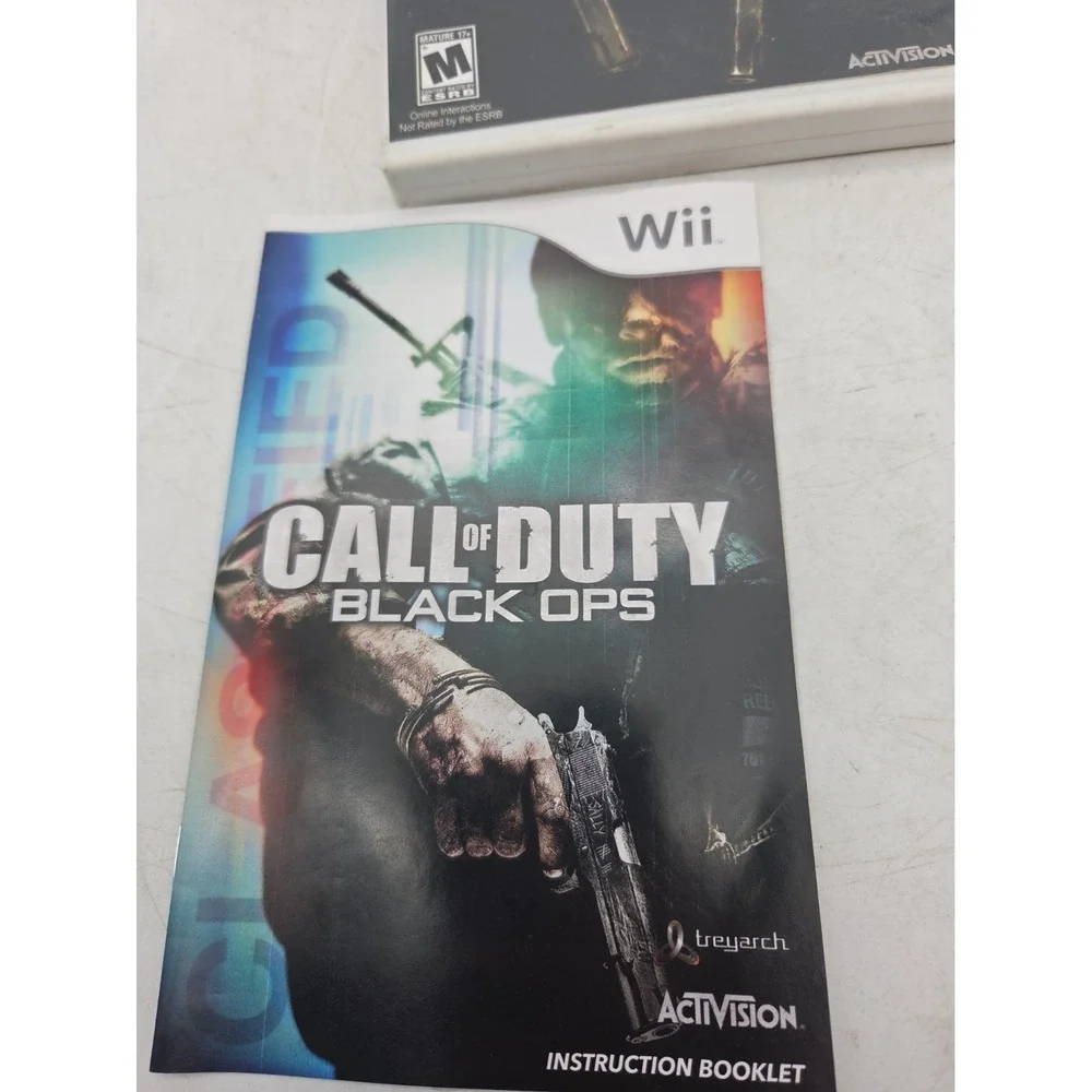 Call Of Duty: Black OPS ( Nintendo Wii, 2010) CIB Complete Tested - SEE NOTES